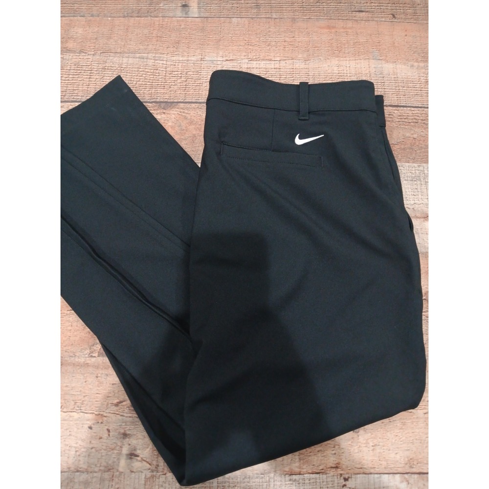 Men's Nike Dri Fit Golf Pants Black Stretch Sz 40 (2757)